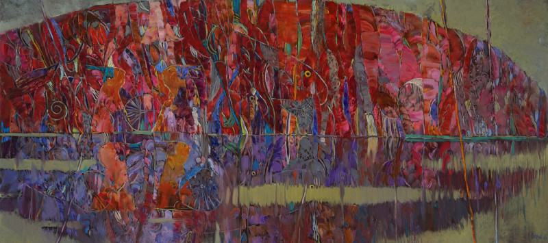 Šarūnas Šarkauskas tapytas paveikslas Potvynis, Fantastiniai paveikslai , paveikslai internetu