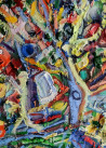 Arvydas Martinaitis tapytas paveikslas Žydėjimas, Spalvų pliūpsnis , paveikslai internetu