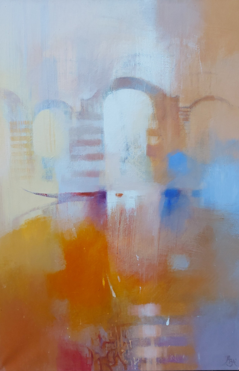Aistė Jurgilaitė tapytas paveikslas Miražas, Abstrakti tapyba , paveikslai internetu