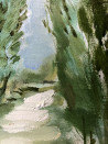 Rasa Staskonytė tapytas paveikslas Topolių alėja. Toliūnai, Miniatiūros - Maži darbai , paveikslai internetu