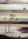 Coastal labyrinths. Silent original painting by Dalia Čistovaitė. Abstract Paintings