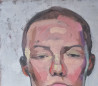 Miglė Kosinskaitė tapytas paveikslas Rožė, Portretai , paveikslai internetu