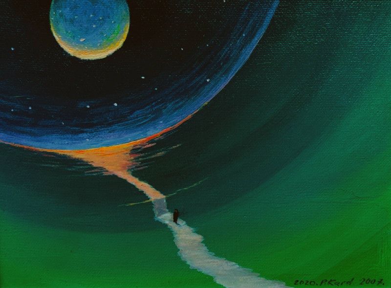 Petras Kardokas tapytas paveikslas Portalas, Išlaisvinta fantazija , paveikslai internetu