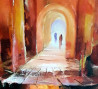 Jonas Dailidėnas tapytas paveikslas Dviese, Tapyba su žmonėmis , paveikslai internetu