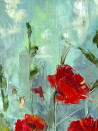 Sigita Paulauskienė tapytas paveikslas Aguonos, Gėlės , paveikslai internetu