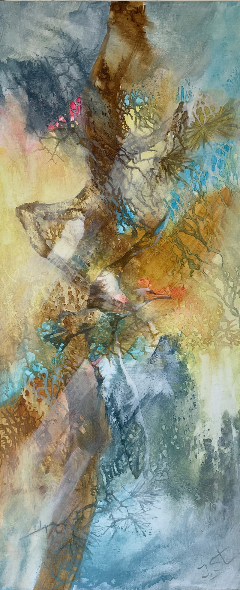 Irena Čingienė tapytas paveikslas Lengvas skrydis, Išlaisvinta fantazija , paveikslai internetu