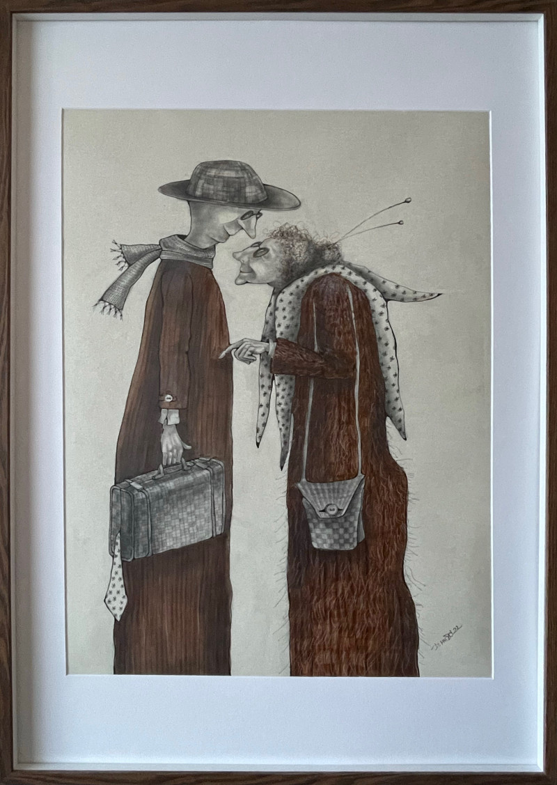 Daiva Mažo tapytas paveikslas Ilgametis flirtas, Nepataisomiems romantikams , paveikslai internetu