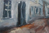 Kristina Česonytė tapytas paveikslas Vilniaus senamiestis vakarop, Tapyba aliejumi , paveikslai internetu