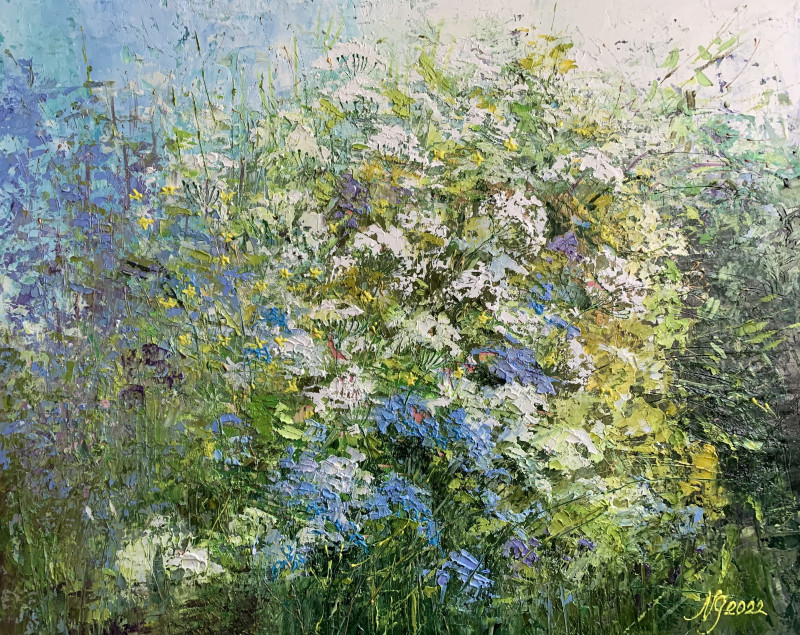 Nijolė Grigonytė-Lozovska tapytas paveikslas Tyla, Žolynų kolekcija , paveikslai internetu