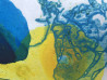 Alma Karalevičienė tapytas paveikslas Saulėtas dangus / parama Ukrainai, Slava Ukraini , paveikslai internetu