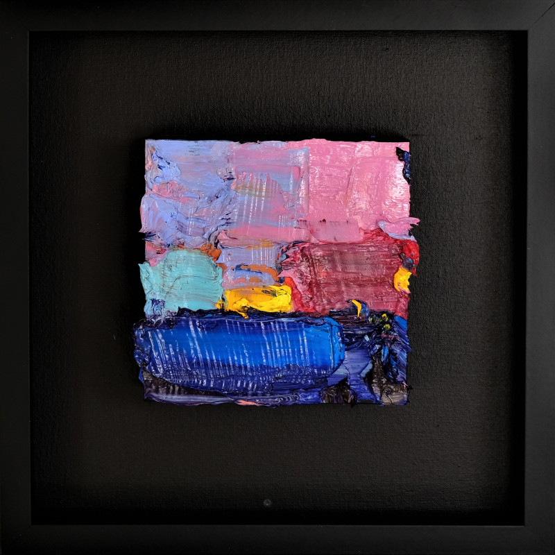 Rytas Jurgelis tapytas paveikslas Peizažas su vandeniu, Abstrakti tapyba , paveikslai internetu