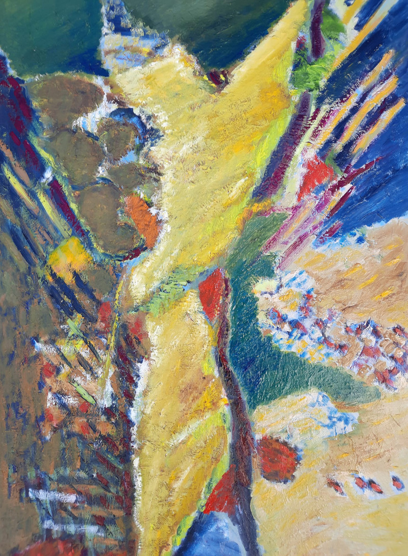Gitas Markutis tapytas paveikslas Pavasario spalvos, Peizažai , paveikslai internetu