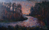 Simonas Gutauskas tapytas paveikslas Upės vingis, Peizažai , paveikslai internetu