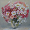 Danutė Virbickienė tapytas paveikslas Baltairausva, Gėlės , paveikslai internetu