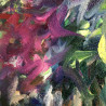 Junija Galejeva tapytas paveikslas Naktis prie laužo, Abstrakti tapyba , paveikslai internetu