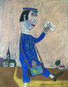 Robertas Strazdas tapytas paveikslas Paštininkas, Juoko dozė , paveikslai internetu