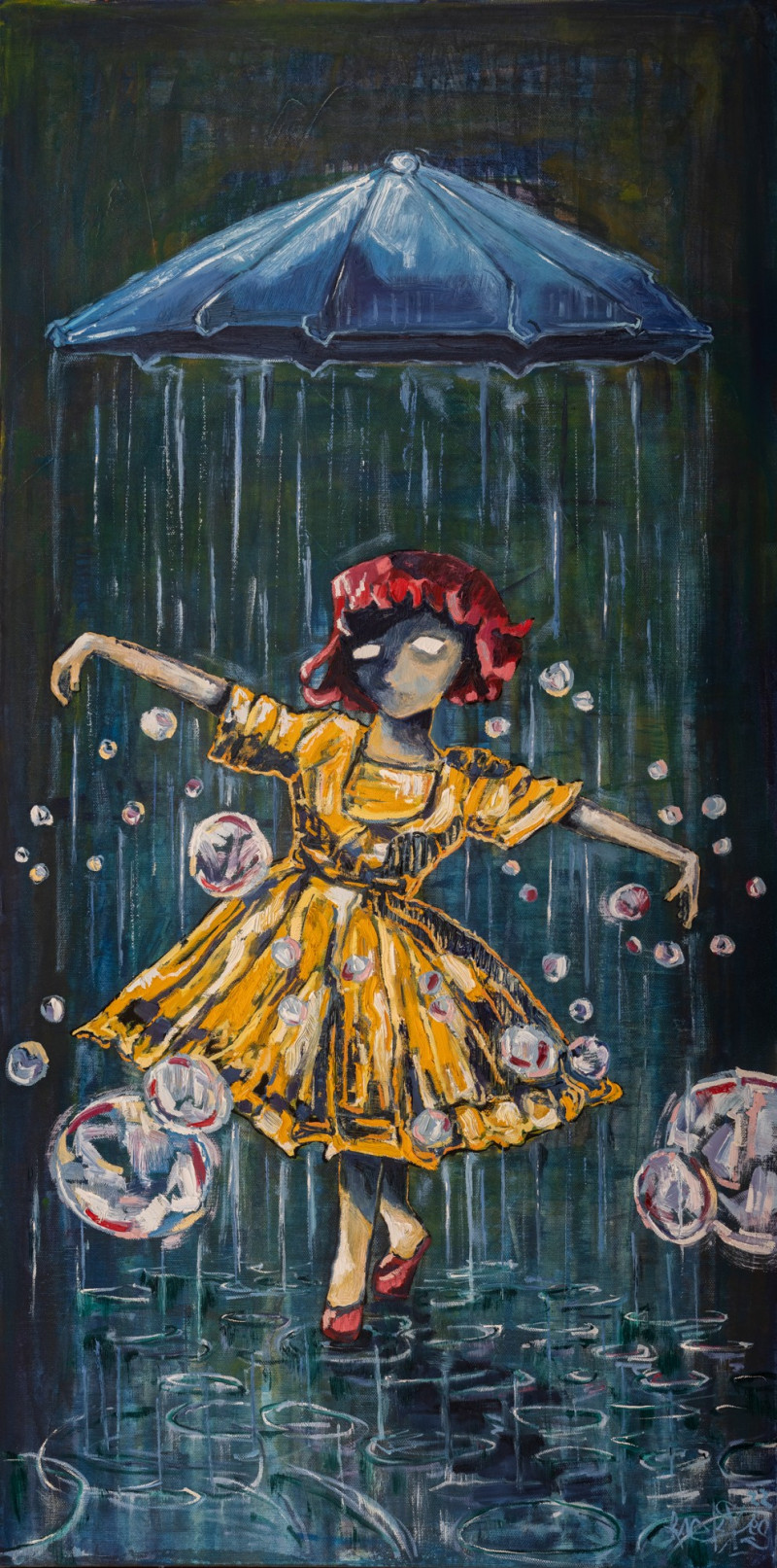 Mindaugas Pupelis tapytas paveikslas Švęsk džiaugsmą, kol tamsa nesibaigė, Jauni ir talentingi , paveikslai internetu