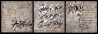 Konstantinas Žardalevičius tapytas paveikslas Prasmė (triptikas), Abstrakti tapyba , paveikslai internetu