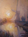 Simonas Gutauskas tapytas paveikslas Malūnas auštant, Peizažai , paveikslai internetu