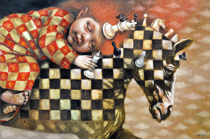 Laimonas Šmergelis tapytas paveikslas Karališkas sapnas, Meno kolekcionieriams , paveikslai internetu