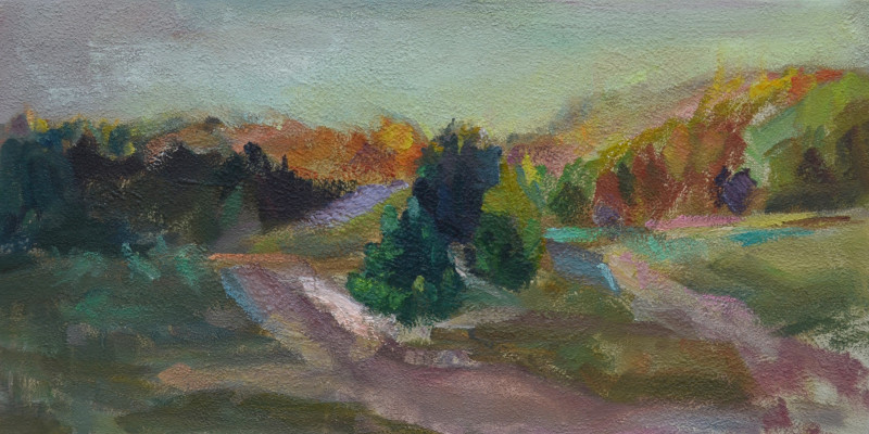 Tomas Stanaitis tapytas paveikslas Nidoje prie kopų, Peizažai , paveikslai internetu