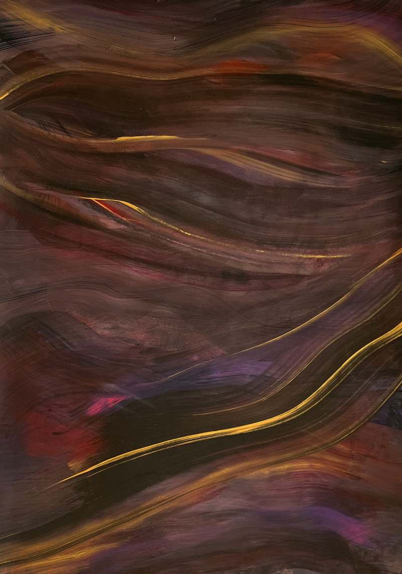 Dalius Jonaitis tapytas paveikslas Auksinės mintys, Abstrakti tapyba , paveikslai internetu
