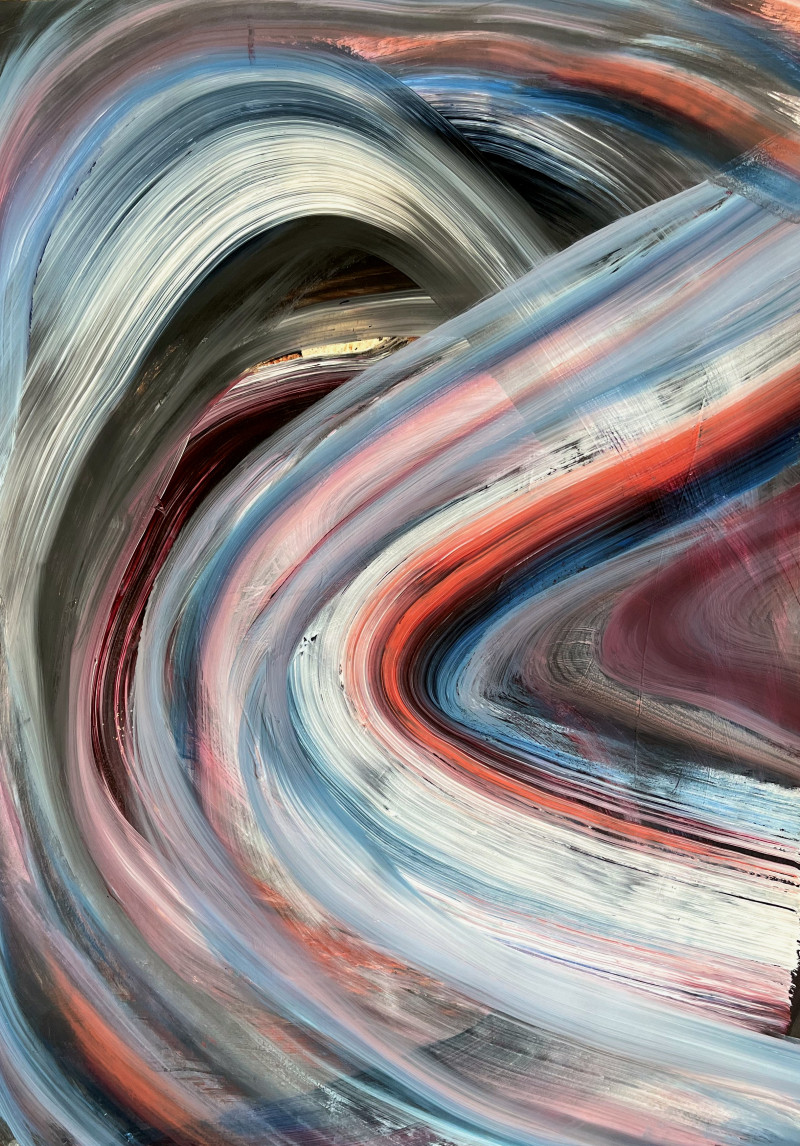 Dalius Jonaitis tapytas paveikslas Nepabandyti keliai, Abstrakti tapyba , paveikslai internetu