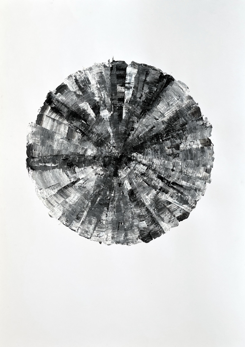 Dalius Jonaitis tapytas paveikslas Užmerktos akys, Abstrakti tapyba , paveikslai internetu