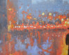 Rimantas Virbickas tapytas paveikslas Miesto šviesos, Tapyba su žmonėmis , paveikslai internetu
