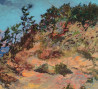 Pines in Seaside original painting by Birutė Butkienė. Landscapes