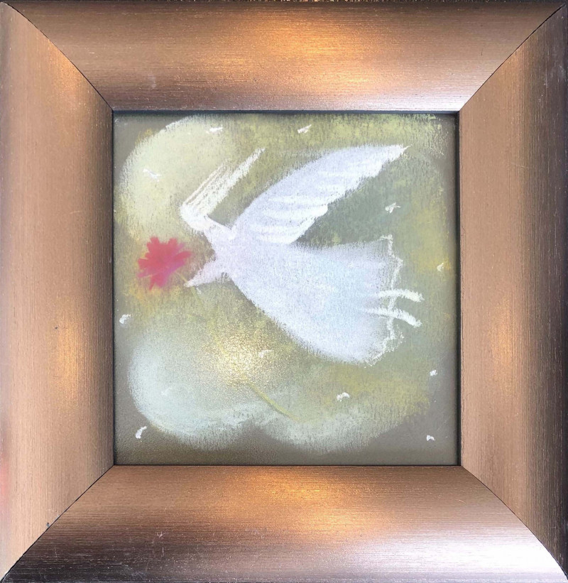 Angel II original painting by Rima Sadauskienė. Angels
