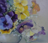 Danutė Virbickienė tapytas paveikslas Pavasarinis pabudimas, Gėlių kalba , paveikslai internetu
