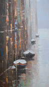 Rimantas Virbickas tapytas paveikslas Vandens gatvėje, Urbanistinė tapyba , paveikslai internetu
