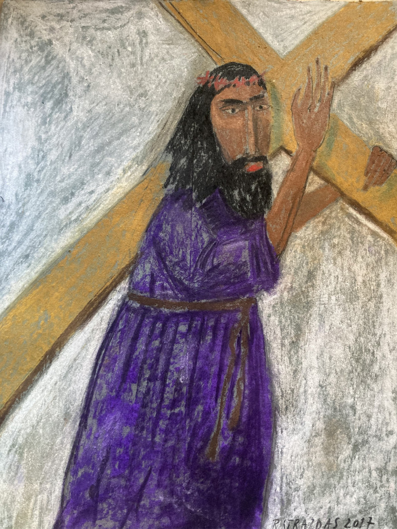 Robertas Strazdas tapytas paveikslas Šnipiškių Jėzus, Kita , paveikslai internetu