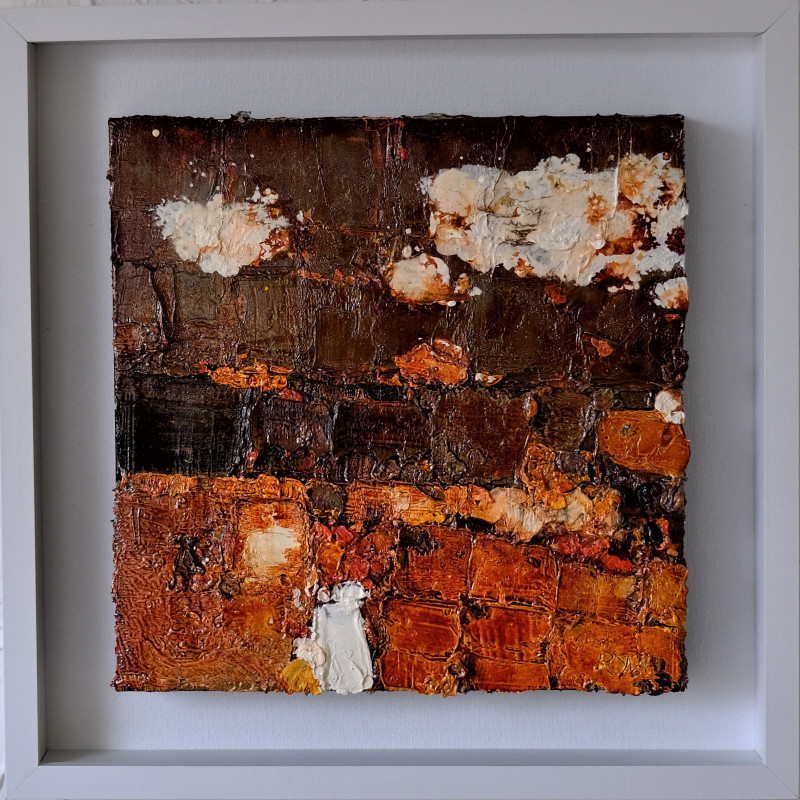 Rytas Jurgelis tapytas paveikslas Su debesimis, Abstrakti tapyba , paveikslai internetu