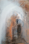 Dalia Kirkutienė tapytas paveikslas Veidrodinės durys, Abstrakti tapyba , paveikslai internetu