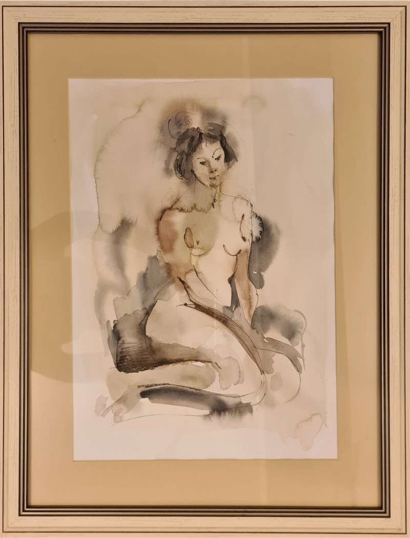 Act No. 21 original painting by Svetlana Ovinova. Nude