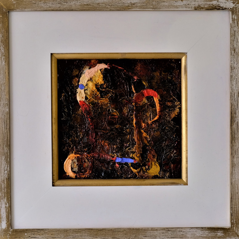 Rytas Jurgelis tapytas paveikslas Skubantis angelas, Miniatiūros - Maži darbai , paveikslai internetu