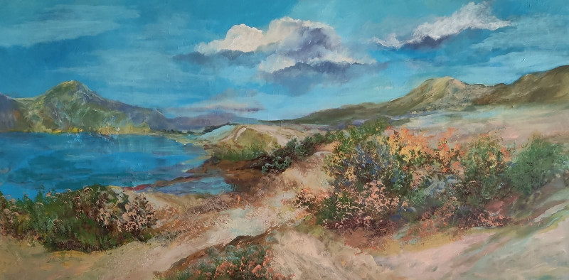 By the sea original painting by Birutė Butkienė. Landscapes