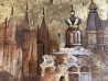Milda Jonušauskienė tapytas paveikslas Vilnius (senamiestis 2022), Urbanistinė tapyba , paveikslai internetu
