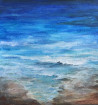 Mediterranean Waves original painting by Birutė Bernotienė-Vall. Sea