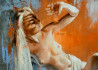 Jonas Kunickas tapytas paveikslas JK22-0329 Sparkling, Aktas , paveikslai internetu