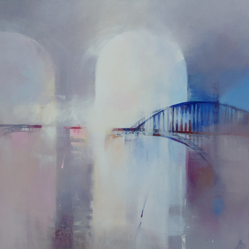 Aistė Jurgilaitė tapytas paveikslas Tiltas į šviesą, Ramybe dvelkiantys , paveikslai internetu