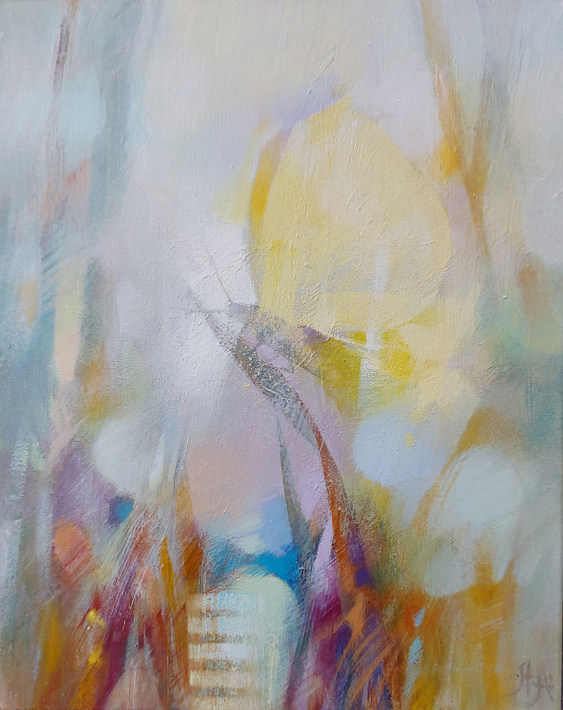 Aistė Jurgilaitė tapytas paveikslas Šilumos pranašas, Abstrakti tapyba , paveikslai internetu