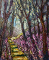Simonas Gutauskas tapytas paveikslas Žydintis miškas, Peizažai , paveikslai internetu