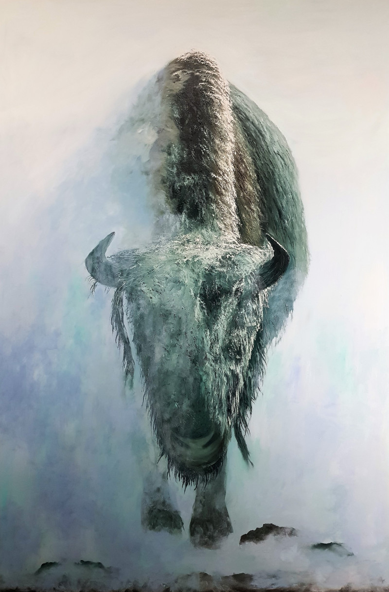 Mantas Naulickas tapytas paveikslas Prigimtis, Animalistiniai paveikslai , paveikslai internetu