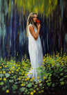 Serghei Ghetiu tapytas paveikslas THE FOREST FAIRY, Tapyba su žmonėmis , paveikslai internetu