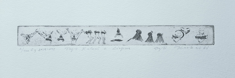 Eglė Kuckaitė tapytas paveikslas Trys kalnai ir Liepsna, Išlaisvinta fantazija , paveikslai internetu