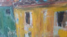 The Roof of the Old Town original painting by Kristina Čivilytė. Urbanistic - Cityscape