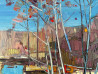 Spring 2 original painting by Arvydas Kašauskas. Landscapes